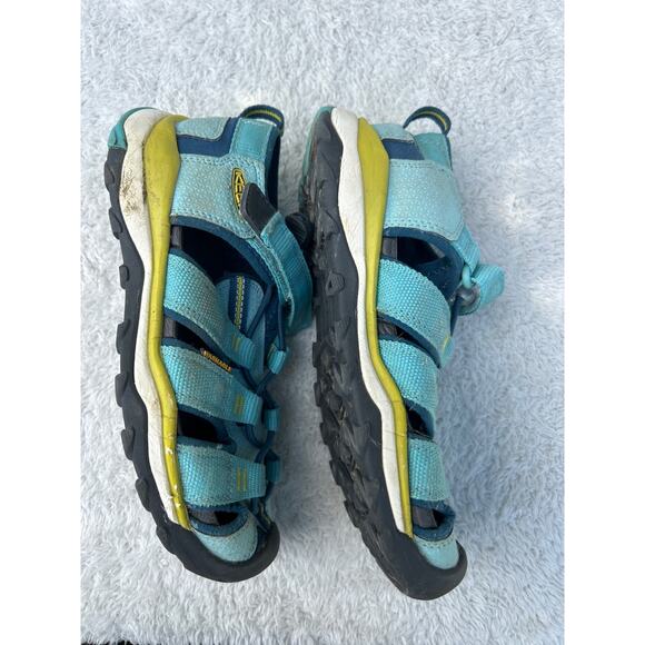 Keen Sandals Girls 1 Navy Aqua - Picture 5 of 7